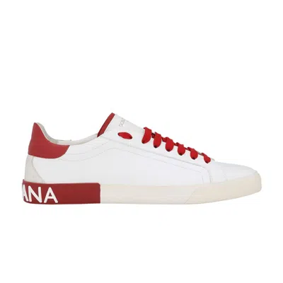 Pre-owned Dolce & Gabbana Portofino Vintage 'white Red' | Men's Size 44
