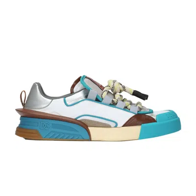 Pre-owned Dolce & Gabbana Portofino 'white Brown Blue' | Multi-color | Men's Size 42