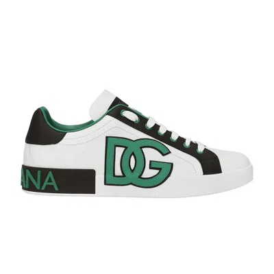 Pre-owned Dolce & Gabbana Portofino 'white Green Black' | Men's Size 45