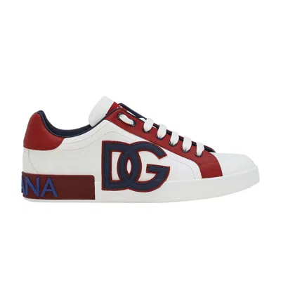 Pre-owned Dolce & Gabbana Portofino 'white Red Blue' | Men's Size 41
