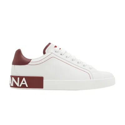 Pre-owned Dolce & Gabbana Portofino 'white Red' | Men's Size 46