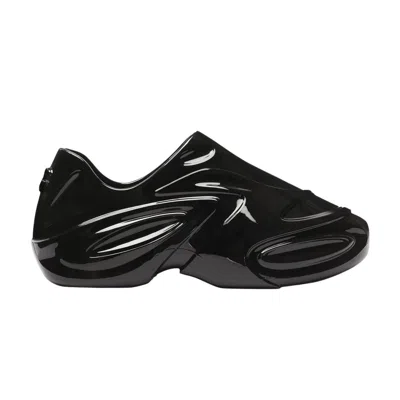 Pre-owned Dolce & Gabbana Shiny Lacquered Toy Sneaker 'black' | Men's Size 41