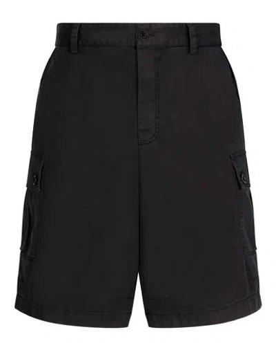 Dolce & Gabbana Shorts Man Shorts & Bermuda Shorts Black Size 32 Cotton