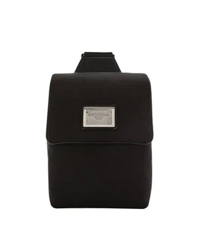 Dolce & Gabbana Shoulder Bag Man Shoulder Bag Black Size - Nylon In Brown