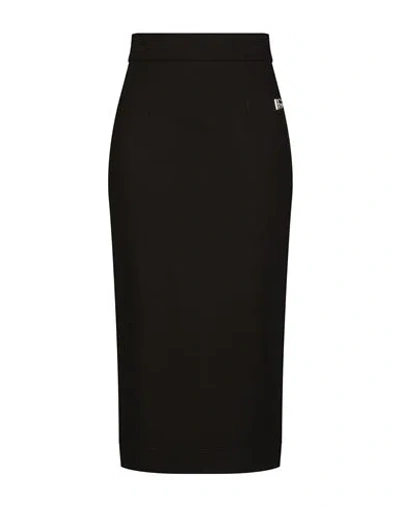 Dolce & Gabbana Skirt Woman Midi Skirt Black Size 8 Rayon