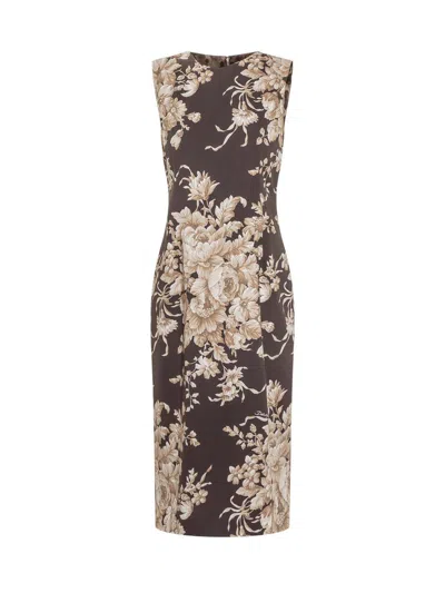 DOLCE & GABBANA DOLCE & GABBANA DOLCE & GABBANA SLEEVELESS FLOWER DRESS