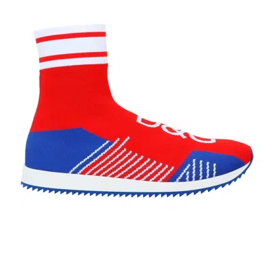 Pre-owned Dolce & Gabbana Sorrento High 'red Blue' | Men's Size 41