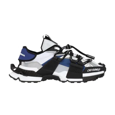 Pre-owned Dolce & Gabbana Space Sneaker 'black Blue' | Men's Size 39