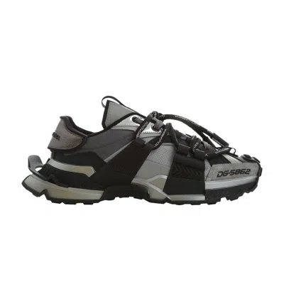 Pre-owned Dolce & Gabbana Space Sneaker 'black Grey' | Men's Size 45