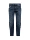 Dolce & Gabbana Straight Fit Jeans In Blue