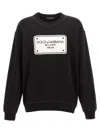 Dolce & Gabbana Graphic-print Sweatshirt In Black