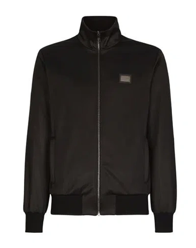 Dolce & Gabbana Sweatshirt Man Sweatshirt Black Size 42 Polyester