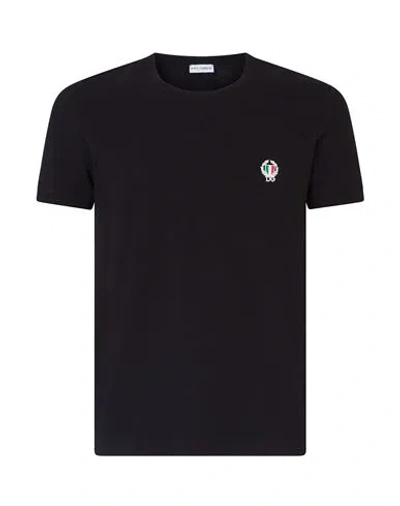 Dolce & Gabbana T-shirts Man T-shirt Black Size 4 Cotton