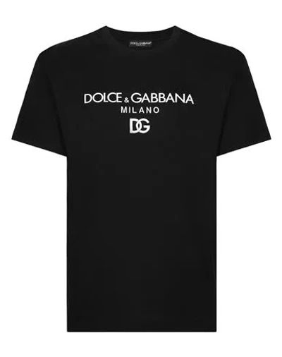 Dolce & Gabbana Black Cotton Clothing T-shirts And Polos