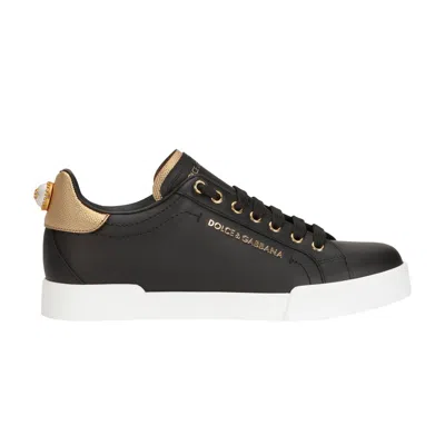 Pre-owned Dolce & Gabbana Wmns Portofino 'black Gold' | Women's Size 40