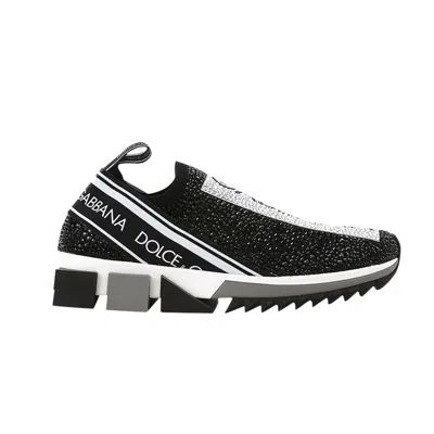 Pre-owned Dolce & Gabbana Wmns Sorrento Melt 'black Crystals' | Women's Size 36