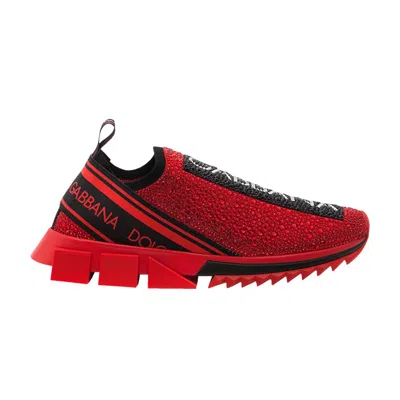 Pre-owned Dolce & Gabbana Wmns Sorrento Melt 'red Crystals' | Women's Size 36