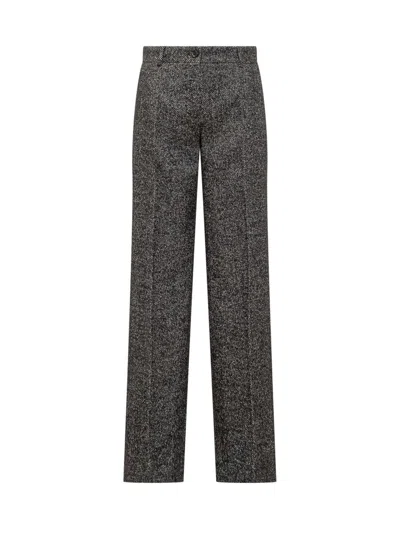 Dolce & Gabbana Wool Trousers In Black