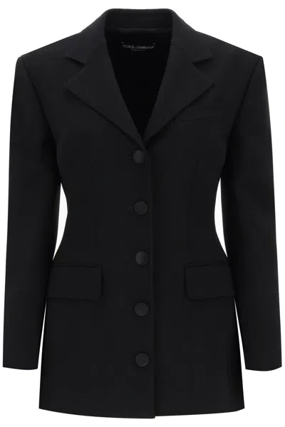 DOLCE & GABBANA DOLCE JACKET IN WOOL CADY