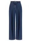 Dolce & Gabbana Straight Fit Trousers With 5 Pockets In Blue