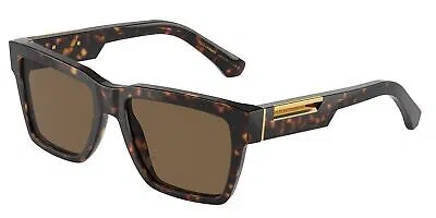 Pre-owned Dolce & Gabbana Dolce N Gabbana Dg4465 502 73 Havana Dark Brown 55 Mm Men's Sunglasses