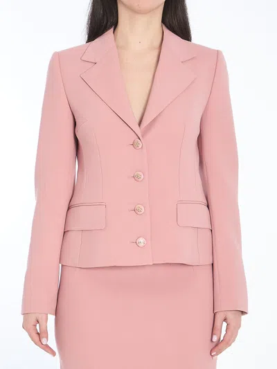 Dolce & Gabbana Dolce Single-breasted Jacket In Pink