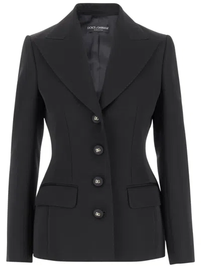 DOLCE & GABBANA DOLCE & GABBANA DOLCE SINGLE BREASTED WOOL JACKET