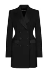 Dolce & Gabbana Lapel Long-sleeved Suit Jacket In Black
