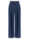 Dolce & Gabbana Straight Fit Trousers With 5 Pockets In Blue