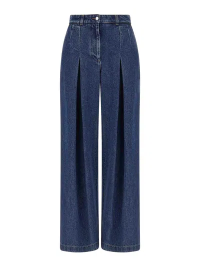 Dolce & Gabbana Dolce Waist Jeans In Blue
