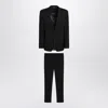 Dolce & Gabbana Black Single-breasted Virgin Wool Suit In Black