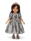 Dolce & Gabbana Doll With Sequin-embellished Dress In Multicolour