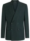 Dolce & Gabbana Double-breasted Blazer In グリーン