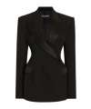 Dolce & Gabbana Double-breasted Blazer Peak Lapels In Black
