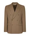 Dolce & Gabbana Technical Gabardine Jacket In Brown