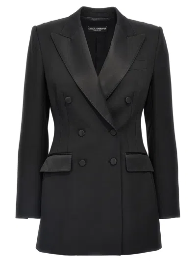 Dolce & Gabbana Turlington Blazer In Black