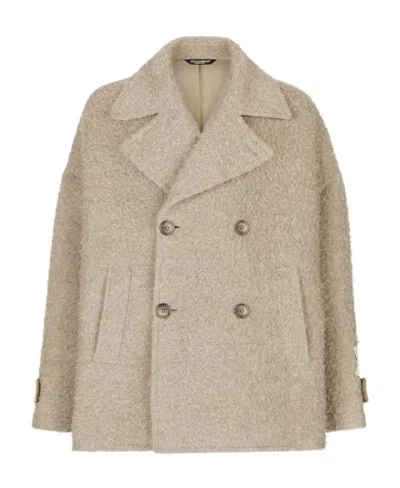 DOLCE & GABBANA DOLCE  GABBANA DOUBLE-BREASTED VINTAGE-LOOK PEA COAT
