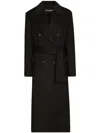 Dolce & Gabbana Double-breasted Blazer In Black