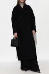 Dolce & Gabbana Double-breasted Coat In Black