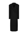 Dolce & Gabbana Wool Gabardine Double-breasted Coat - Women's - Silk/virgin Wool In Black