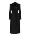 Dolce & Gabbana Double-breasted Coat In Black