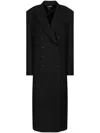 Dolce & Gabbana Long Tuxedo Coat Coats And Trench Coats Black In Schwarz