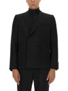 Dolce & Gabbana Double-breasted Jacket In Black