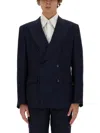 Dolce & Gabbana Double-breasted Jacket In Blue