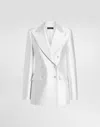 Dolce & Gabbana Double-breasted Jacket In Silk