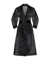 Dolce & Gabbana Double-breasted Long Coat In Black