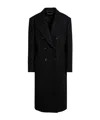 Dolce & Gabbana Wool Gabardine Double-breasted Coat - Women's - Silk/virgin Wool In Black