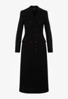 Dolce & Gabbana Double Breasted Tuxedo Coat In Black