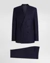 Dolce & Gabbana Two-piece Wool Suit In Blue