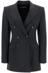 Dolce & Gabbana Woman Blazer Dark Brown Size 6 Virgin Wool In Black